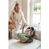 Meyco - Voetenzak Wafel Teddy - Olijfgroen - 40x82cm