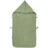 Meyco - Voetenzak Teddy - Olijfgroen - 40x82cm