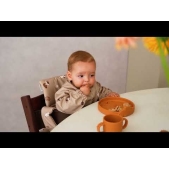 Meyco - Kinderstoel Knoeimat Gingerbread - Soft Sand