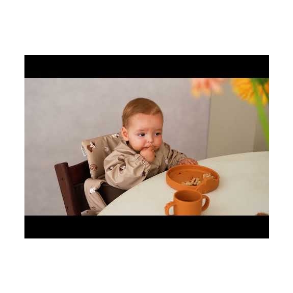 Meyco - Kinderstoel Knoeimat Gingerbread - Soft Sand