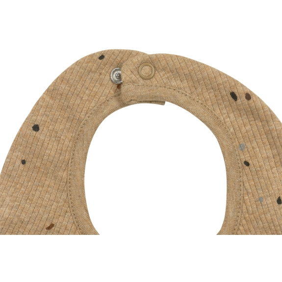 Meyco - Bandana 2-Pack Rib Mini Spot - Toffee Melange