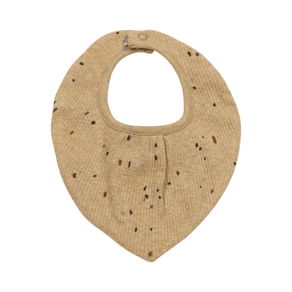 Meyco - Bandana 2-Pack Rib Mini Spot - Toffee Melange