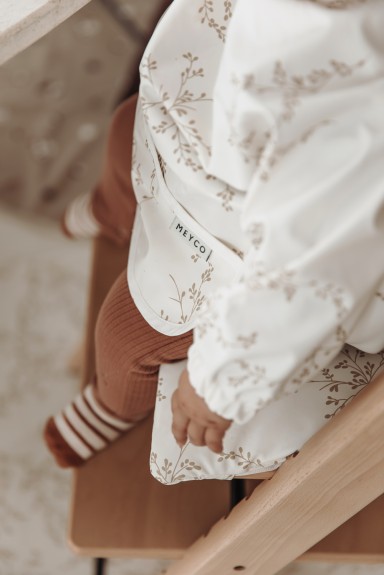 Meyco - Mouwslab met Branches - Sand