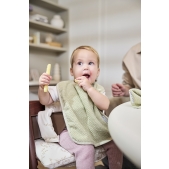 Meyco - Slab Met Drukknoop 2-Pack Popcorn - Natural