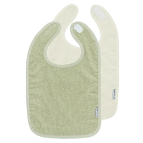 Meyco - Slab Met Drukknoop 2-Pack Popcorn - Natural