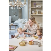 Meyco - Badstof Slab 2-Pack Wavy - Grijs Blauw