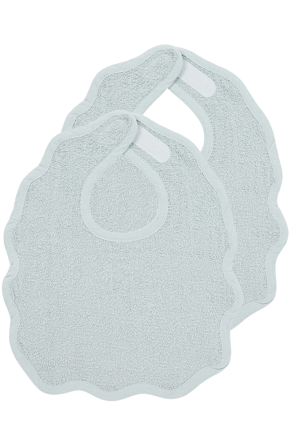 Badstof Slab 2-Pack Wavy - Grijs Blauw