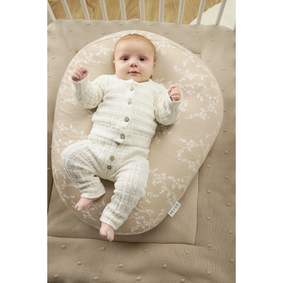 Meyco - Relaxhoes voor voedingskussen Branches - Sand