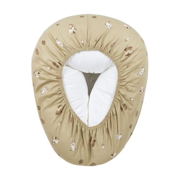 Meyco - Voedingskussenhoes Forest Animals - Sand