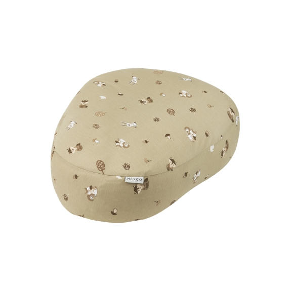 Meyco - Voedingskussenhoes Forest Animals - Sand