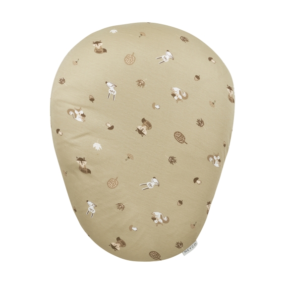 Meyco - Voedingskussenhoes Forest Animals - Sand