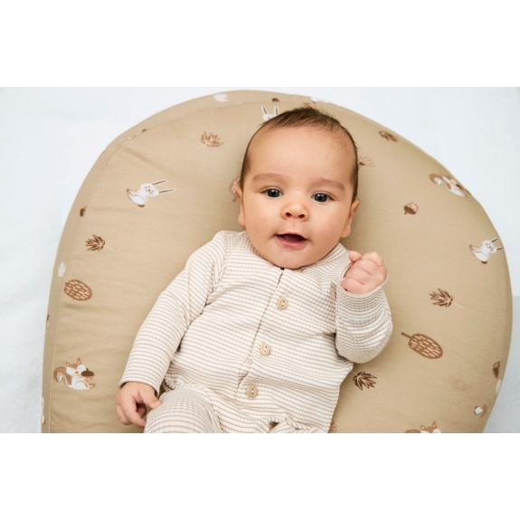 Meyco - Voedingskussenhoes Forest Animals - Sand