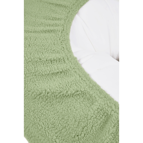 Meyco - Teddy Olive Green Voedingskussen Relaxhoes