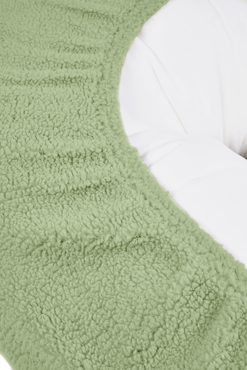 Teddy Olive Green Voedingskussen Relaxhoes - afbeelding 6
