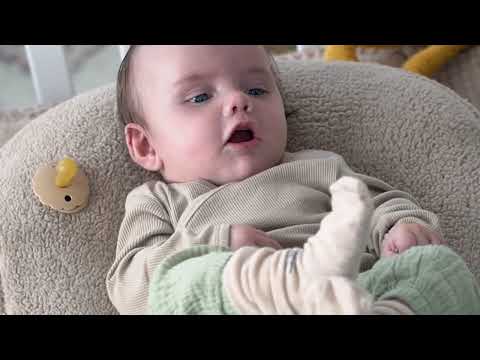 Teddy Olive Green Voedingskussen Relaxhoes - afbeelding 3