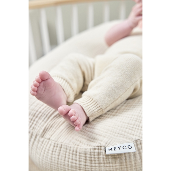Meyco - Relaxhoes voor voedingskussen - Soft Sand