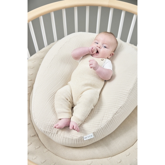 Meyco - Relaxhoes voor voedingskussen - Soft Sand