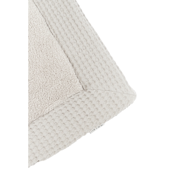 Meyco - Boxkleed Wafel Teddy - Greige - 80x100cm