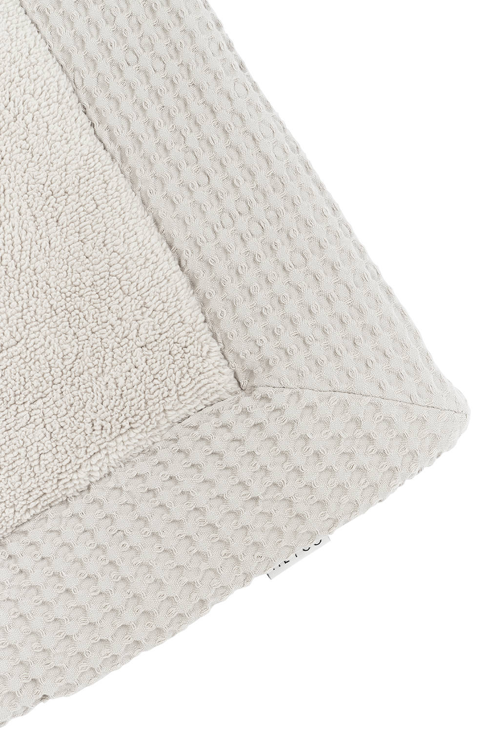 Boxkleed Wafel Teddy - Greige - 80x100cm - afbeelding 5
