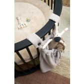 Meyco - Rond Boxkleed Basic Teddy - Sand Melange - 95cm