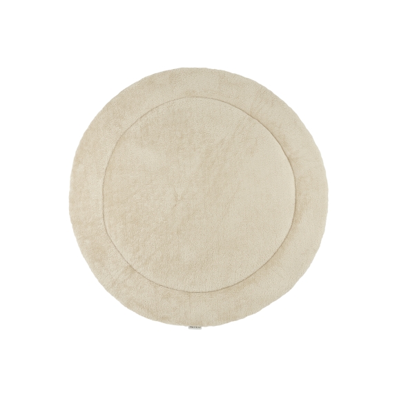 Meyco - Rond Boxkleed Basic Teddy - Sand Melange - 95cm