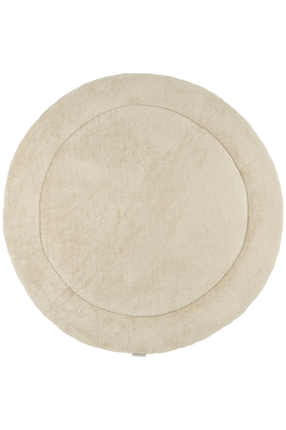 Rond Boxkleed Basic Teddy - Sand Melange - 95cm - afbeelding 3