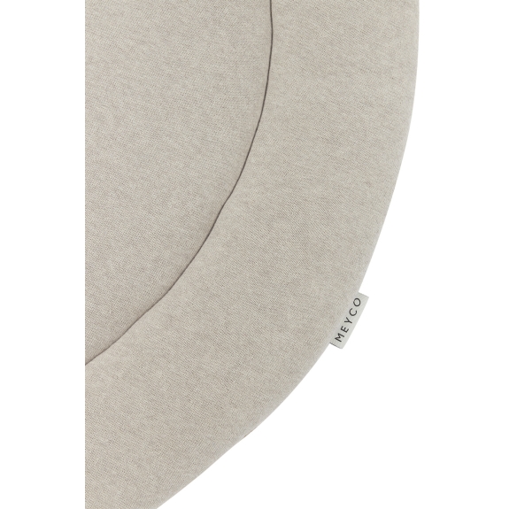 Meyco - Rond Boxkleed Basic Teddy - Sand Melange - 95cm