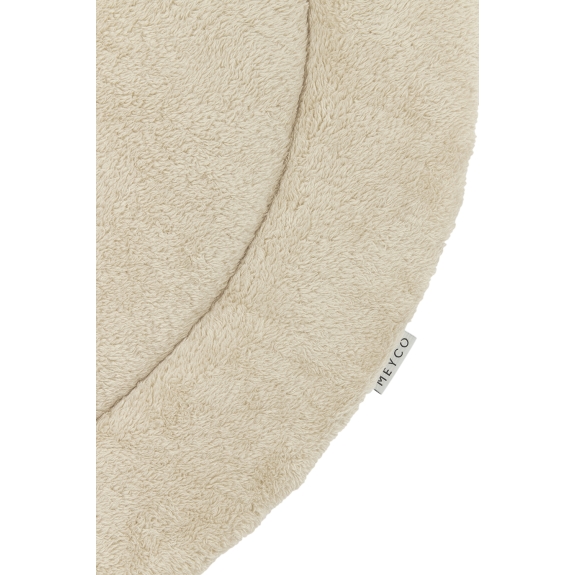 Meyco - Rond Boxkleed Basic Teddy - Sand Melange - 95cm