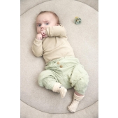 Meyco - Rond Boxkleed Basic Teddy - Sand Melange - 95cm