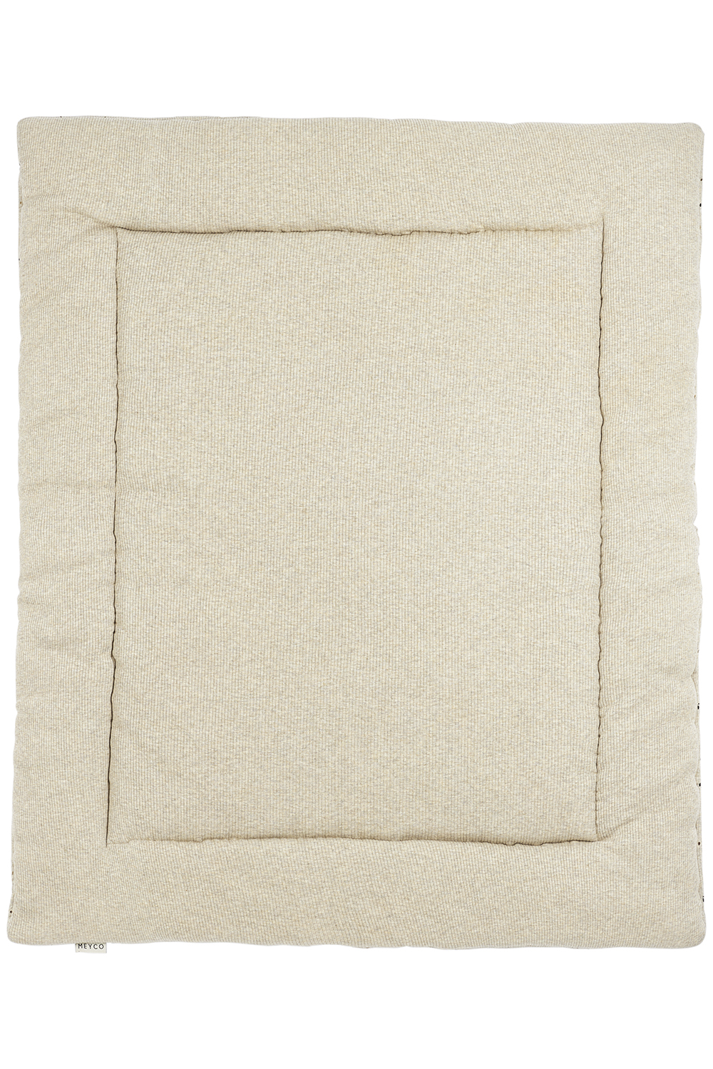 Boxkleed Rib Mini Spot - Sand Melange - 80x100cm - afbeelding 4