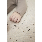 Meyco - Boxkleed Rib Mini Spot - Sand Melange - 80x100cm