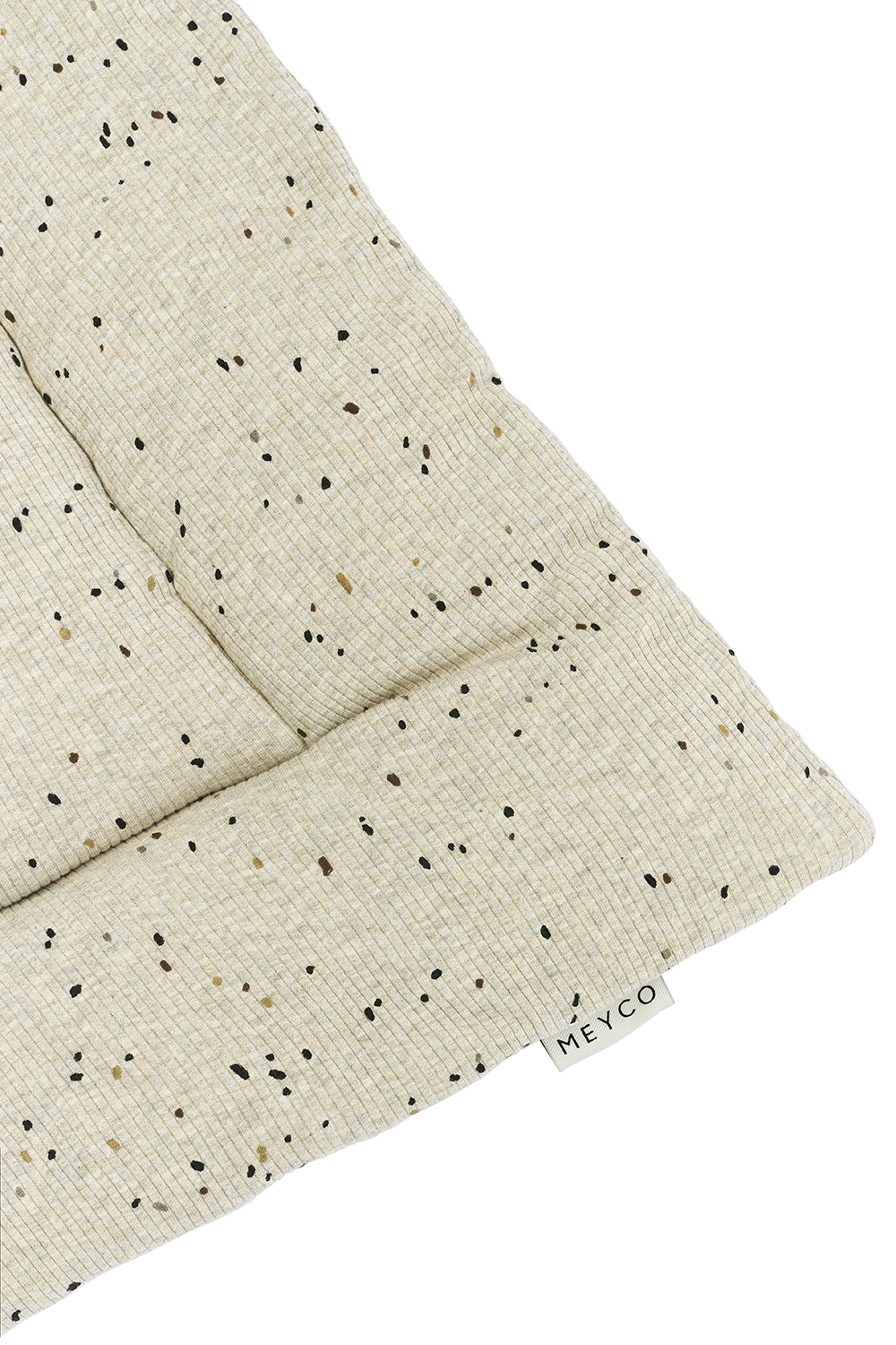 Boxkleed Rib Mini Spot - Sand Melange - 80x100cm - afbeelding 5