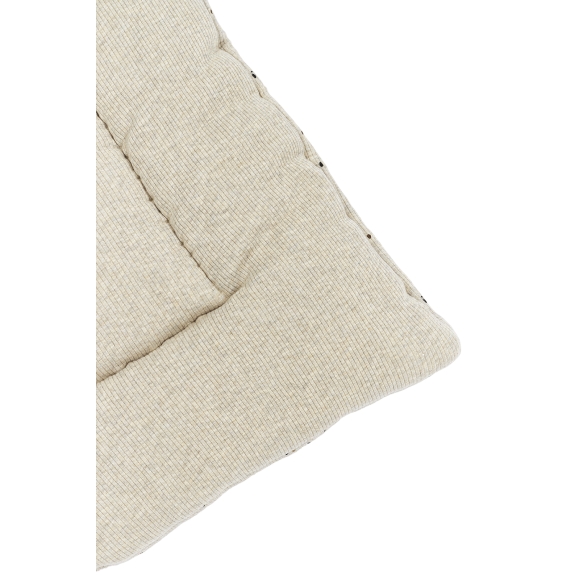 Meyco - Boxkleed Rib Mini Spot - Sand Melange - 80x100cm