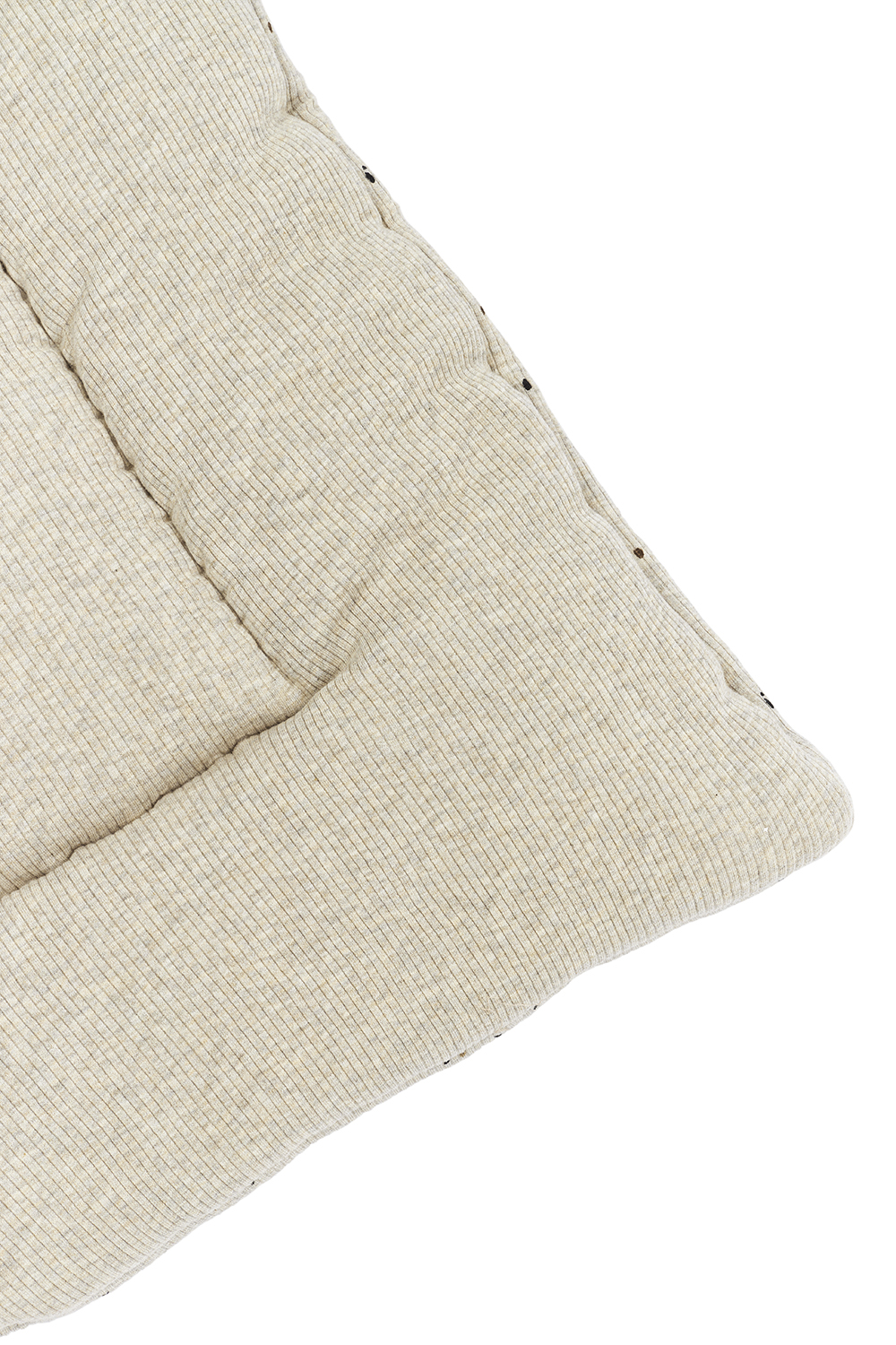 Boxkleed Rib Mini Spot - Sand Melange - 80x100cm - afbeelding 6