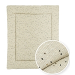 Boxkleed Rib Mini Spot - Sand Melange - 80x100cm