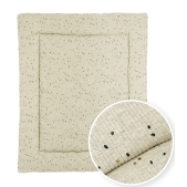 Meyco - Boxkleed Rib Mini Spot - Sand Melange - 80x100cm