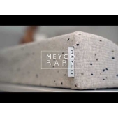 Meyco - Boxkleed Rib Mini Spot - Sand Melange - 80x100cm