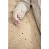 Boxkleed Rib Mini Spot - Toffee Melange - 80x100cm