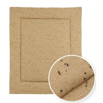 Boxkleed Rib Mini Spot - Toffee Melange - 80x100cm