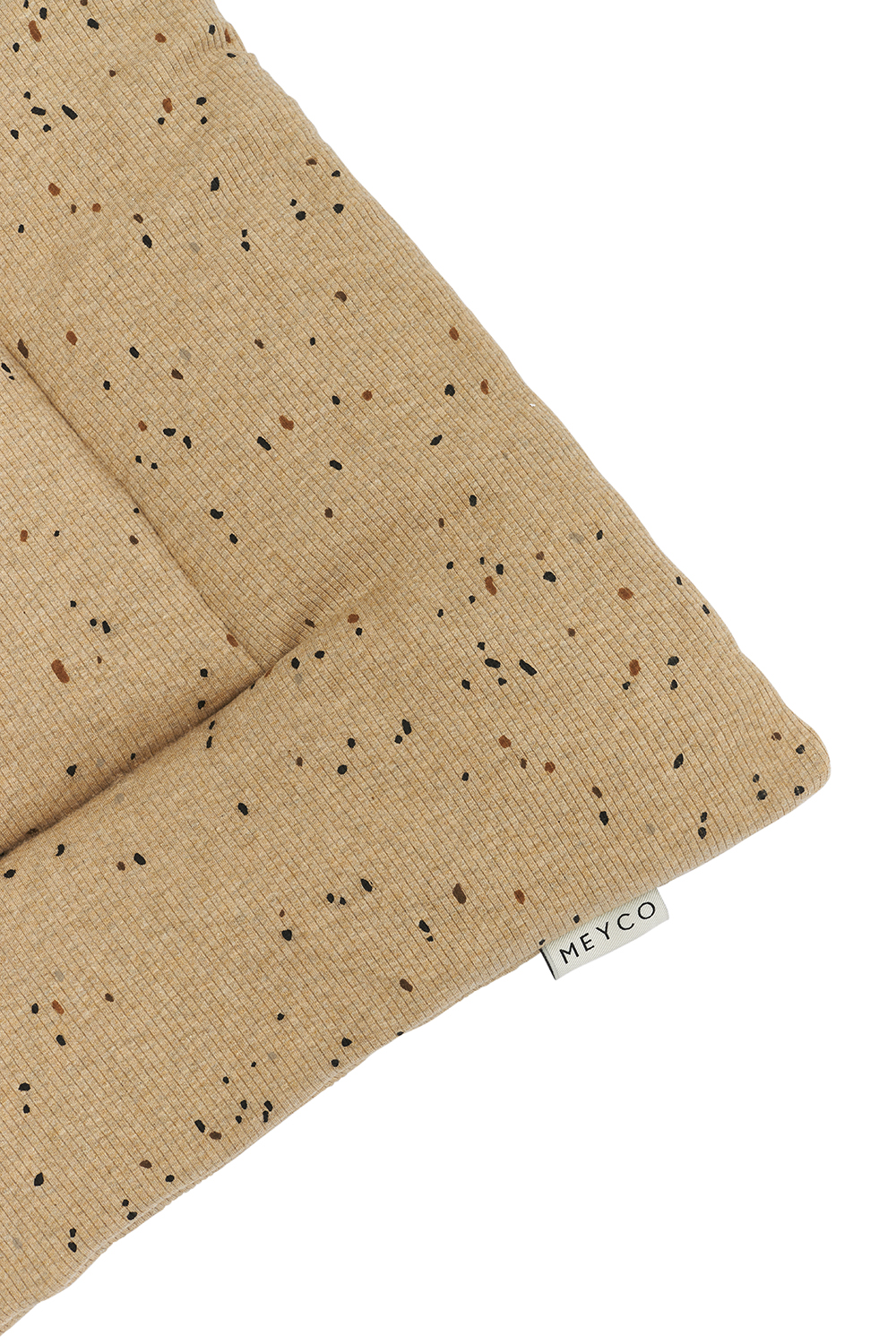Boxkleed Rib Mini Spot - Toffee Melange - 80x100cm - afbeelding 5
