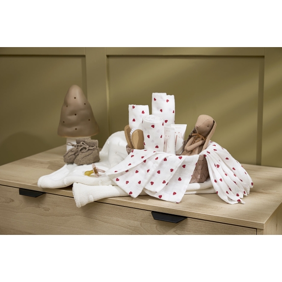 Meyco - Starterset Hydrofiel Sweet Heart - Rood