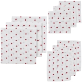 Meyco - Starterset Hydrofiel Sweet Heart - Rood