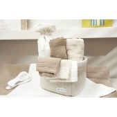 3-Pack Pre-Washed Hydrofiel Washandjes - Offwhite/Soft S