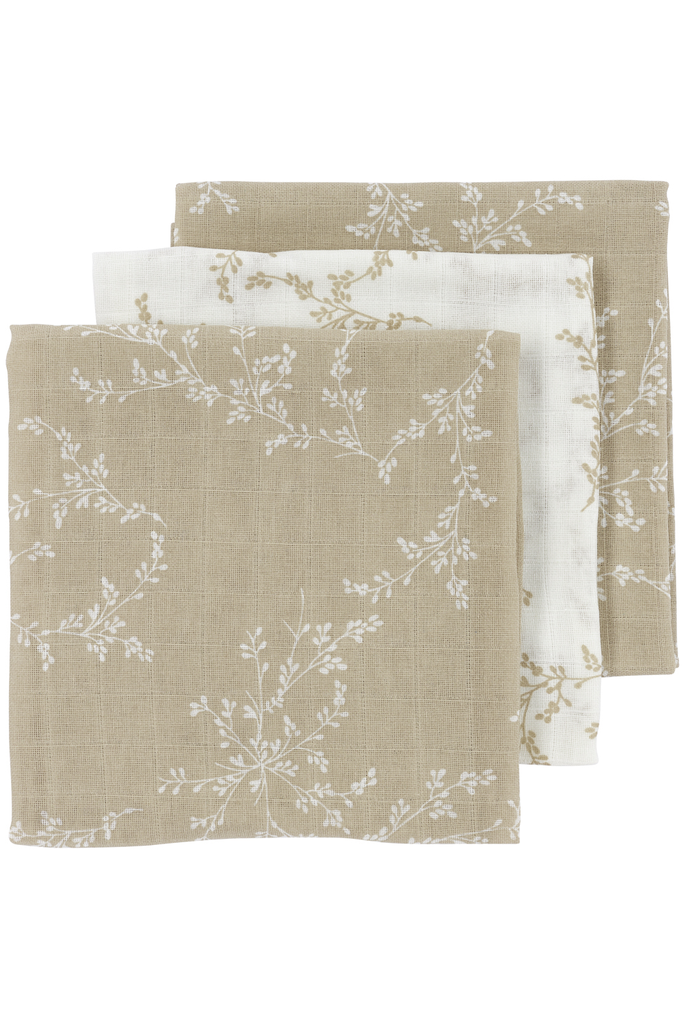 Hydrofiele Doeken 3-Pack Sand Branches 70x70cm