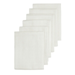 Hydrofiele Doeken 6-Pack - Offwhite - 70x70cm