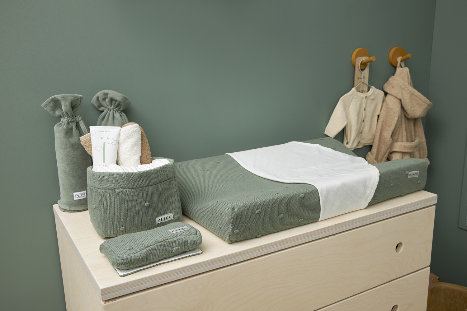 Hydrofiele Doeken 6-Pack - Offwhite - 70x70cm - afbeelding 2