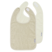 Meyco Slab met Drukknoop 2-Pack - Natuurlijke Stijl