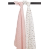 Meyco - Swaddle Mini Panther - Soft Pink - 120x120cm