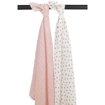 Swaddle Mini Panther - Soft Pink - 120x120cm