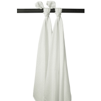 Swaddle 2-Pack Hydrofiel Uni - Offwhite - 120x120cm